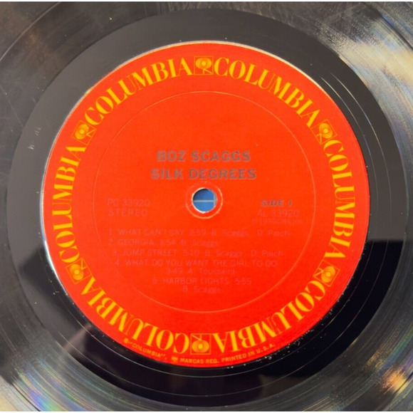 BOZ SCAGGS SILK DEGREES LP 1976 G/VG - Picture 6 of 9